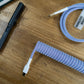 LIGHT PURPLE SYMMETRICAL AV CABLE