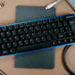 DE64 / ALUMINIUM CASE WITH JAPANESE WOB ISO ES / ASSEMBLED 60% MECHANICAL KEYBOARD