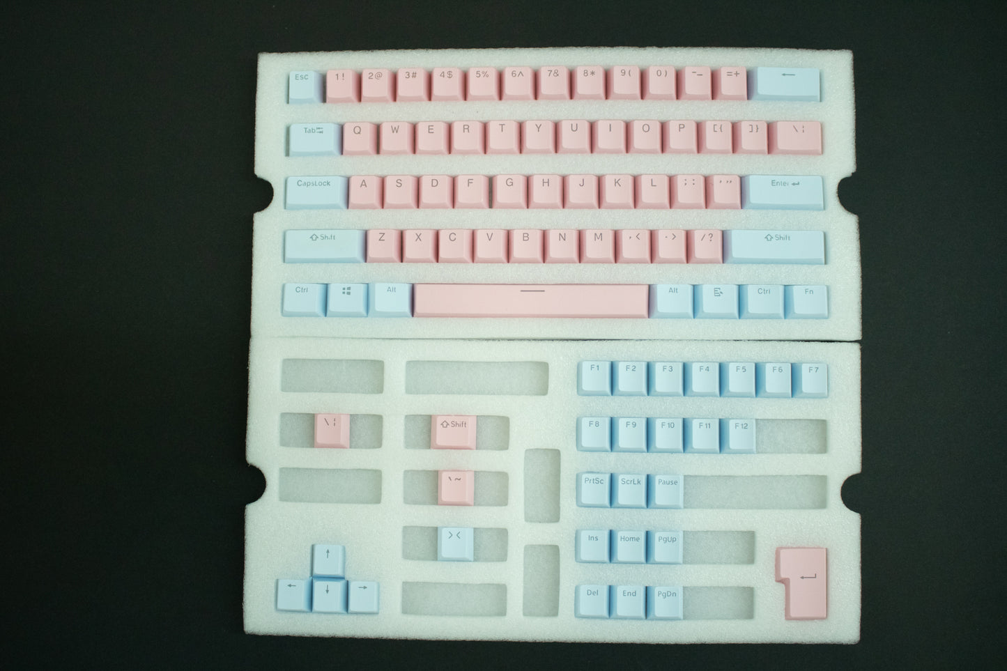 KEYCAPS BLUE &amp; PINK / PINK &amp; BLUE