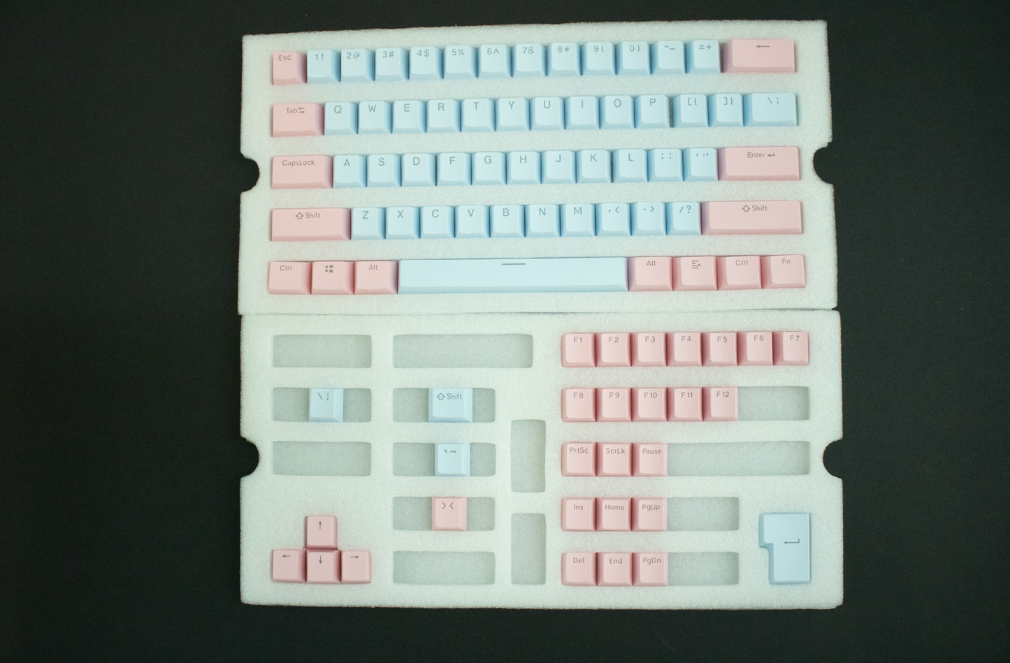 KEYCAPS BLUE &amp; PINK / PINK &amp; BLUE