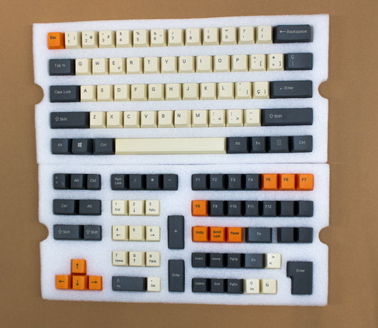 KEYCAPS RETRO ORANGE ISO ES