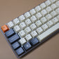 DE64R WITH RETRO ORANGE BEIGE ISO ES / ASSEMBLED 60% MECHANICAL KEYBOARD