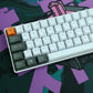 DE64R WITH RETRO ORANGE WHITE ISO ES / ASSEMBLED 60% MECHANICAL KEYBOARD