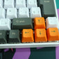 DE64R WITH RETRO ORANGE WHITE ISO ES / ASSEMBLED 60% MECHANICAL KEYBOARD