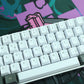 DE64R WITH RETRO ORANGE WHITE ISO ES / ASSEMBLED 60% MECHANICAL KEYBOARD