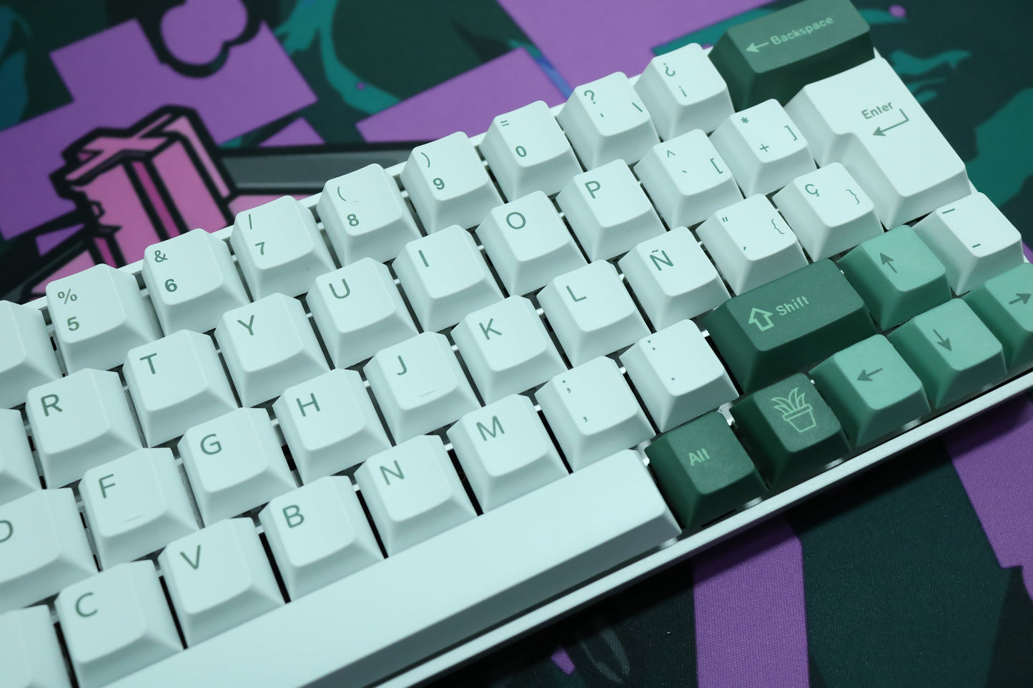 KEYCAPS GREEN LOTO ISO ES / ANSI