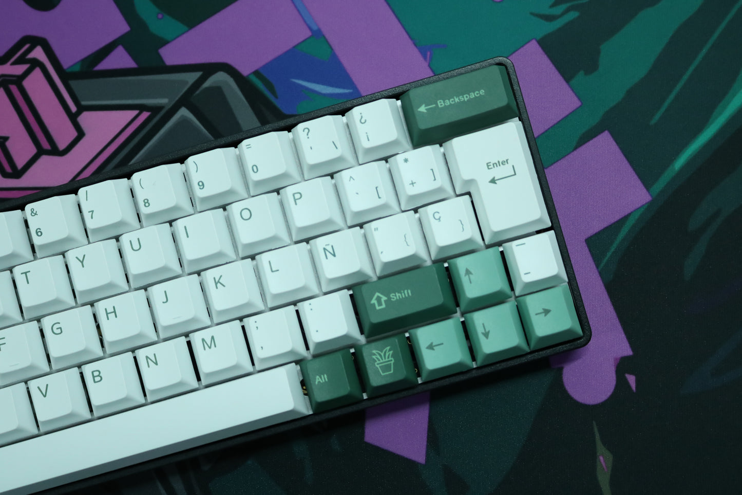 KEYCAPS GREEN LOTO ISO ES / ANSI