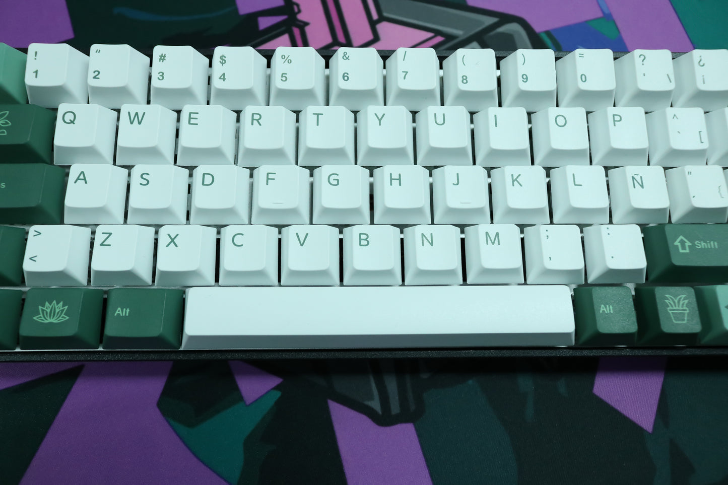 KEYCAPS GREEN LOTO ISO ES / ANSI