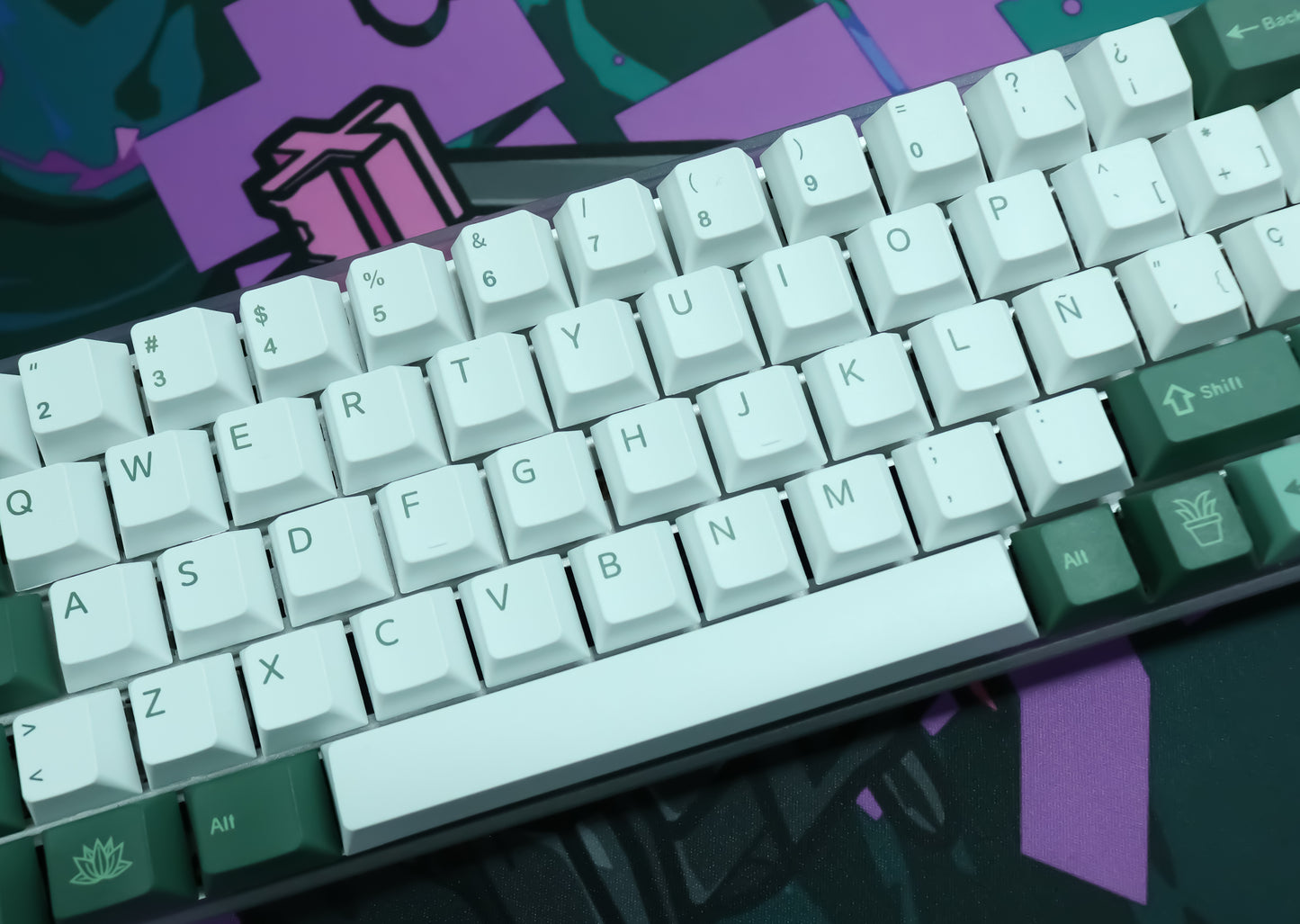 KEYCAPS GREEN LOTO ISO ES / ANSI