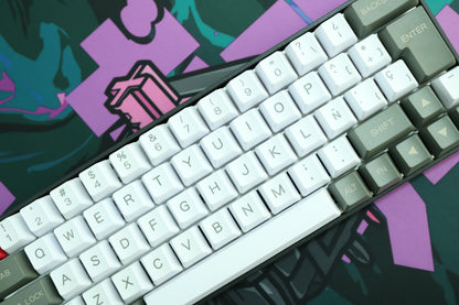 KEYCAPS RETRO BLACK & WHITE ISO ES / ANSI