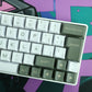 DE64R WITH RETRO BLACK & WHITE ISO ES / ASSEMBLED 60% MECHANICAL KEYBOARD