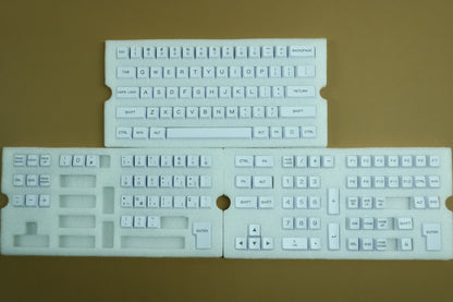 KEYCAPS RETRO FULL WHITE ISO ES / ANSI