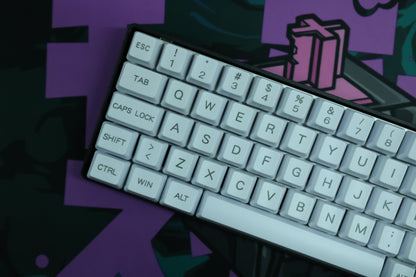 KEYCAPS RETRO FULL WHITE ISO ES / ANSI